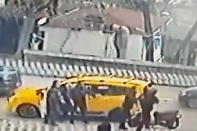 Bursa'da tekmeler tokatlar havada uçuştu