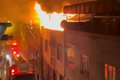 Bursa'da korkutan yangın