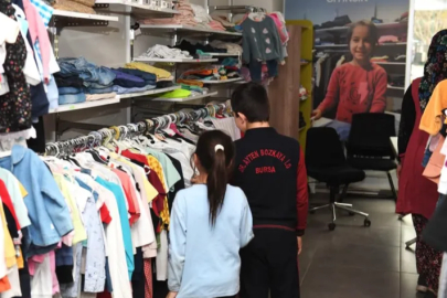 Çocukların bayramlıkları Osmangazi Belediyesi'nden