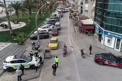 Gemlik'te dronlu denetim