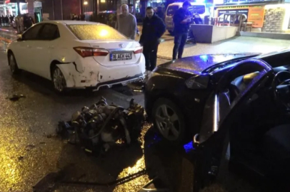 Bursa'da güvenlik önlemi alan polise araç çarptı