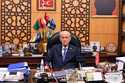 MHP Genel Başkanı Bahçeli, genel merkezde çalışmalara başladı