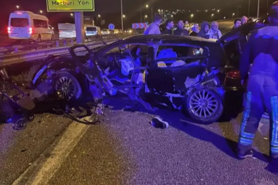 Bursa otobanda feci kaza: 1 ölü 3 yaralı