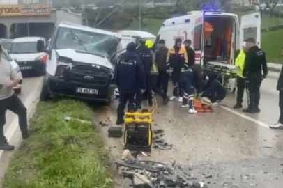 Bursa'da yağmurda faciadan dönüldü...