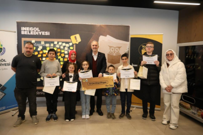 İnegöl Belediyesi nöbetçi kitaphanelerin ödüllerini aldı