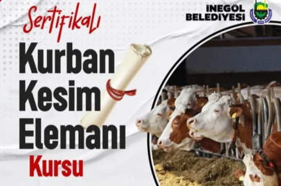 İnegöl'de "Kurban Kesim Kursu kayıtları başladı"