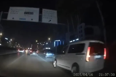 Bursa'da makas atan araçlar, trafiği tehlikeye soktu