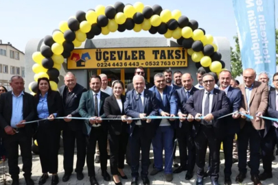 Üçevler’de modern taksi durağı hizmete açıldı