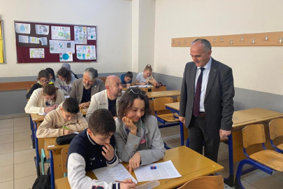 Veliler sınav heyecanı yaşadı, ter döktü