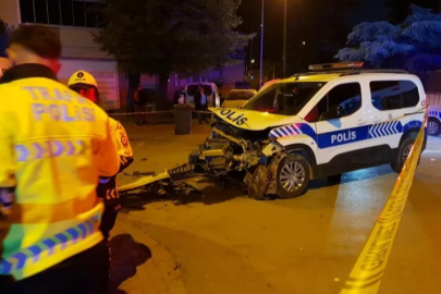 Bursa'da zincirleme kaza: 2 polis yaralı