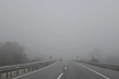 Sis Bursa'da trafiği kilitledi...