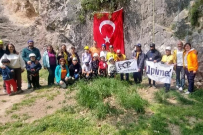 Bursalı küçük dağcılar, doğayla buluştu