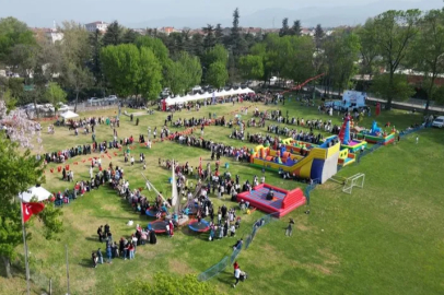 İnegöl'de 23 Nisan coşkusu gün boyu sürdü