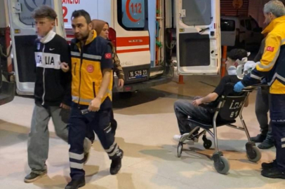 Bursa'da  yan bakma kavgasında 2 kişiyi silah kabzasıyla darp etti