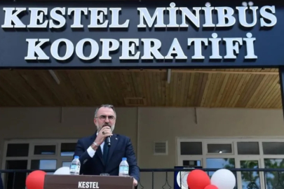 Kestel Minibüs Kooperatifi yeni yüzüyle hizmete açıldı