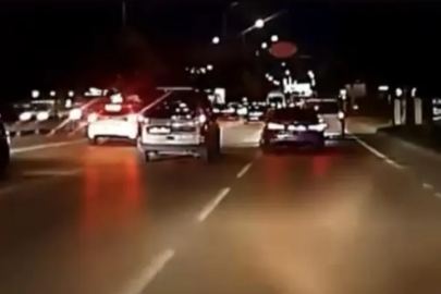 Bursa’da tehlikeli makas kamerada