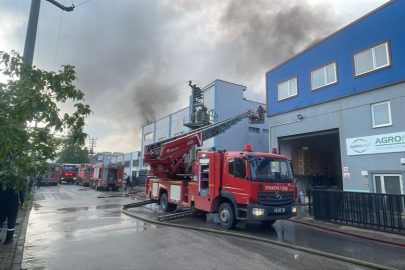 Bursa'da fabrika yangını korku dolu anlar yaşattı