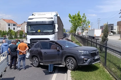 Bursa’da tırla cip çarpıştı: 1 yaralı
