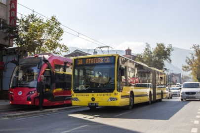 Bursa’da 19 Mayıs’ta ulaşım ücretsiz