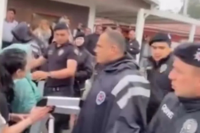 Bursa'da hayvan barınağında gergin anlar