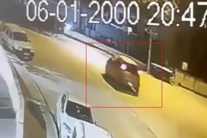 Bursa'daki kaza anları kamerada
