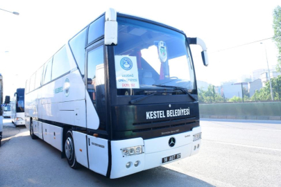 BURULAŞ eylemine karşı Kestel Belediyesi'nden ücretsiz servis hizmeti