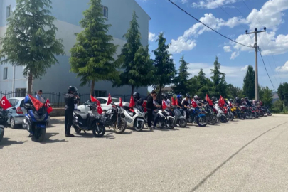 Bursa'da ‘Bir Kural Bir Ömür’ motosiklet turu düzenlendi