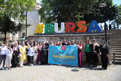 Van'dan gelen şehit ve gezi yakınları Bursa'ya hayran kaldı