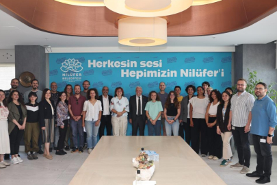 Fransa’dan gelip Nilüfer’in sağlıklı gıda politikalarını incelediler