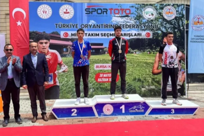 Oryantiringte İnegöl rüzgârı: İki sporcu milli takımda