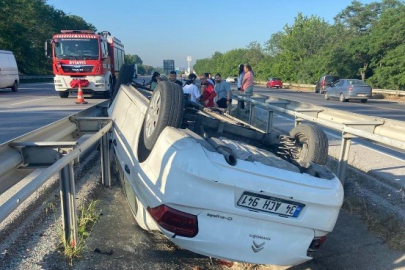 Balıkesir-Bursa kara yolunda trafik kazası: 2 yaralı