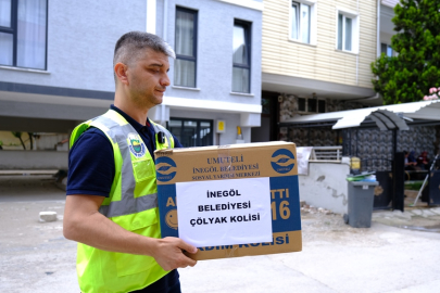 İnegöl Belediyesinden Bayram Öncesi Gönül Köprüsü