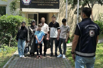 "Şok ev" operasyonu...7 kaçak göçmen yakalandı