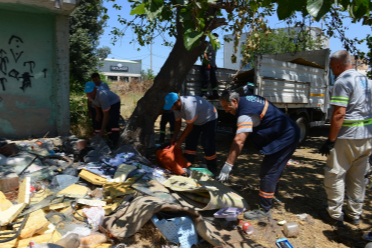 Nilüfer Belediyesi’nden çevre temizliği ve çadır müdahalesi