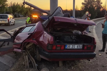 Bursa'da Tofaş bariyerlere çarptı, sürücü hayatını kaybetti
