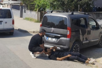 Bursa'da  kamyonetle çarpışan motosiklet sürücüsü yaralandı