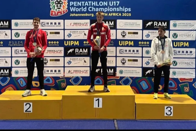 Osmangazili milli pentatlet Arda Meriç’ten dünya ikinciliği