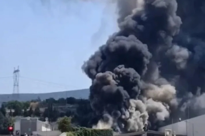 Bursa'da fabrika yangını