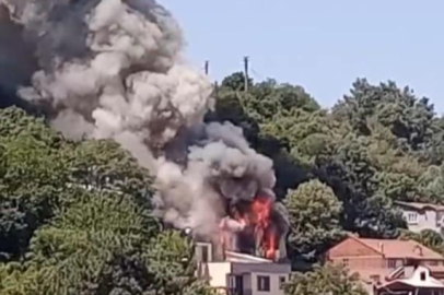 Bursa'da korkutan yangın