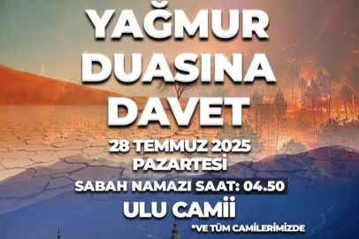 Bursa Müftülüğü’nden yağmur duasına davet
