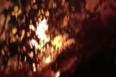 Bursa'da havai fişek yangın çıkarttı