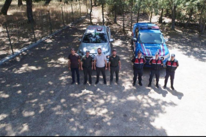 Gemlik'te ormanlarda dronlu denetim