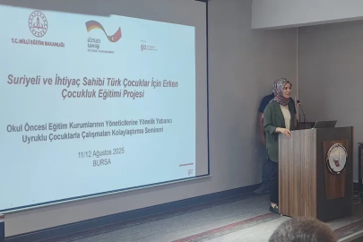 Bursa’da yabancı çocuklara yönelik eğitim semineri