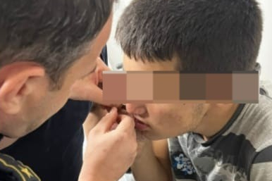 Bursa'da bu kez oltaya çocuk takıldı