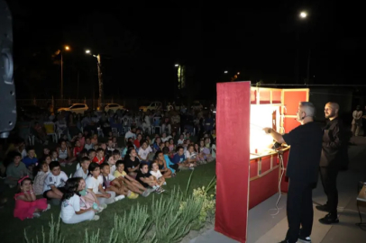 İnegöllü Çocuklar Karagöz’le Buluştu