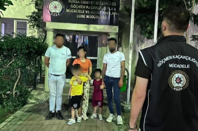 Bursa’da göçmen kaçakçılığı operasyonu