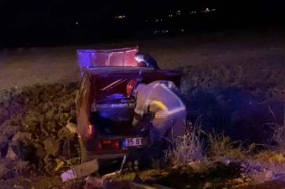 Bursa'da aile krizi: Kaçırdığı araçla tarlaya uçan baba yaralandı