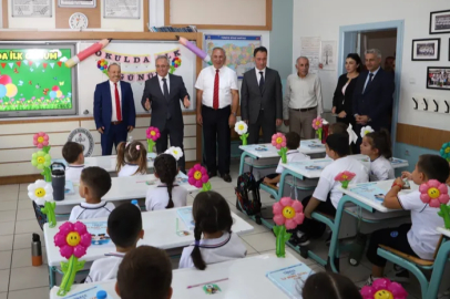 Bursa’da minikler okula ilk adımlarını attı