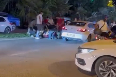 Bursa'da yol verme tartışması kavgaya dönüştü: O anlar kamerada