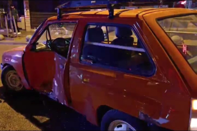 Bursa'da drift yapan araç motosikletle çarpıştı